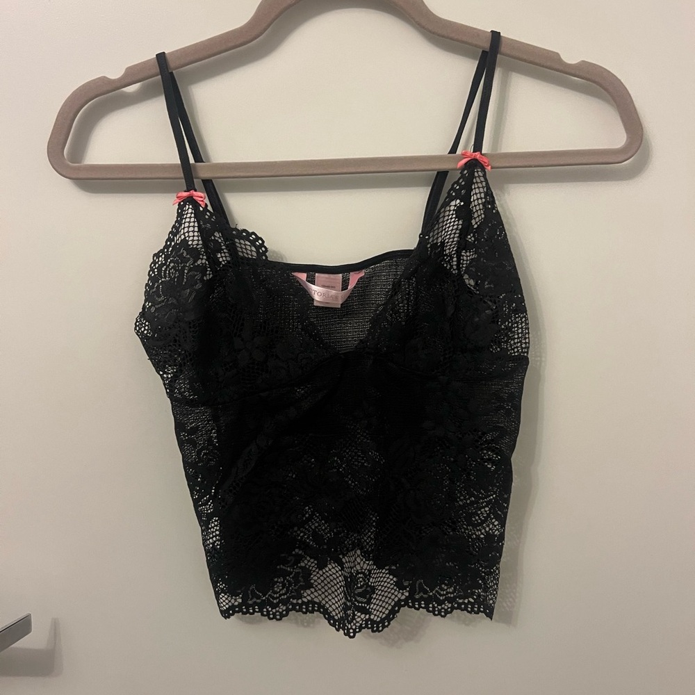 Lace mesh top